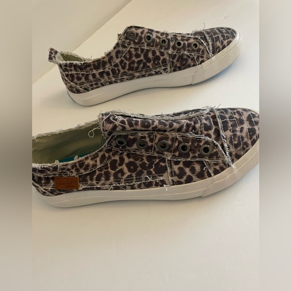 Blowfish Play Tabby Cat Olive Camo Slide On Shoe 8.5 M Vegan - Picture 8 of 10